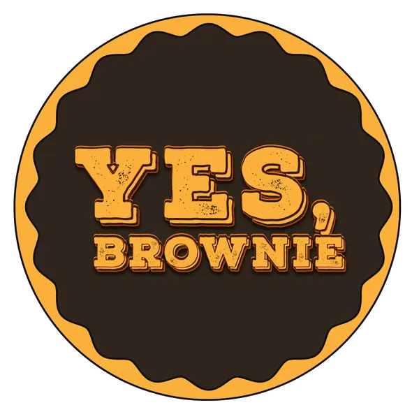Selo da marca Yes, Brownie